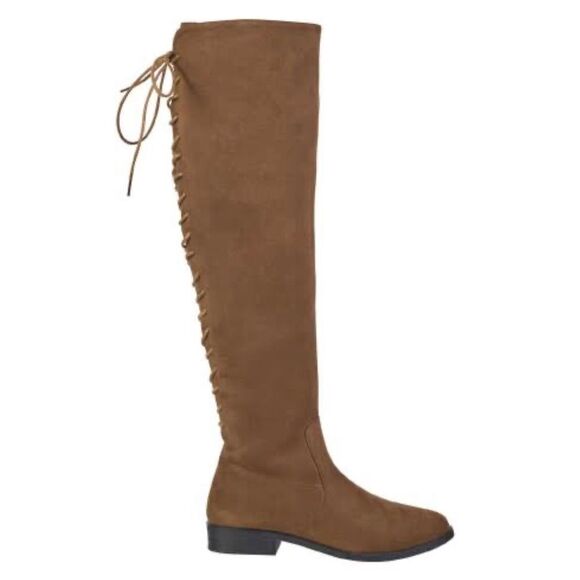 French Connection Over The Knee Boots‎ Womens 6 Brown Jasper Boot New - Picture 1 of 11